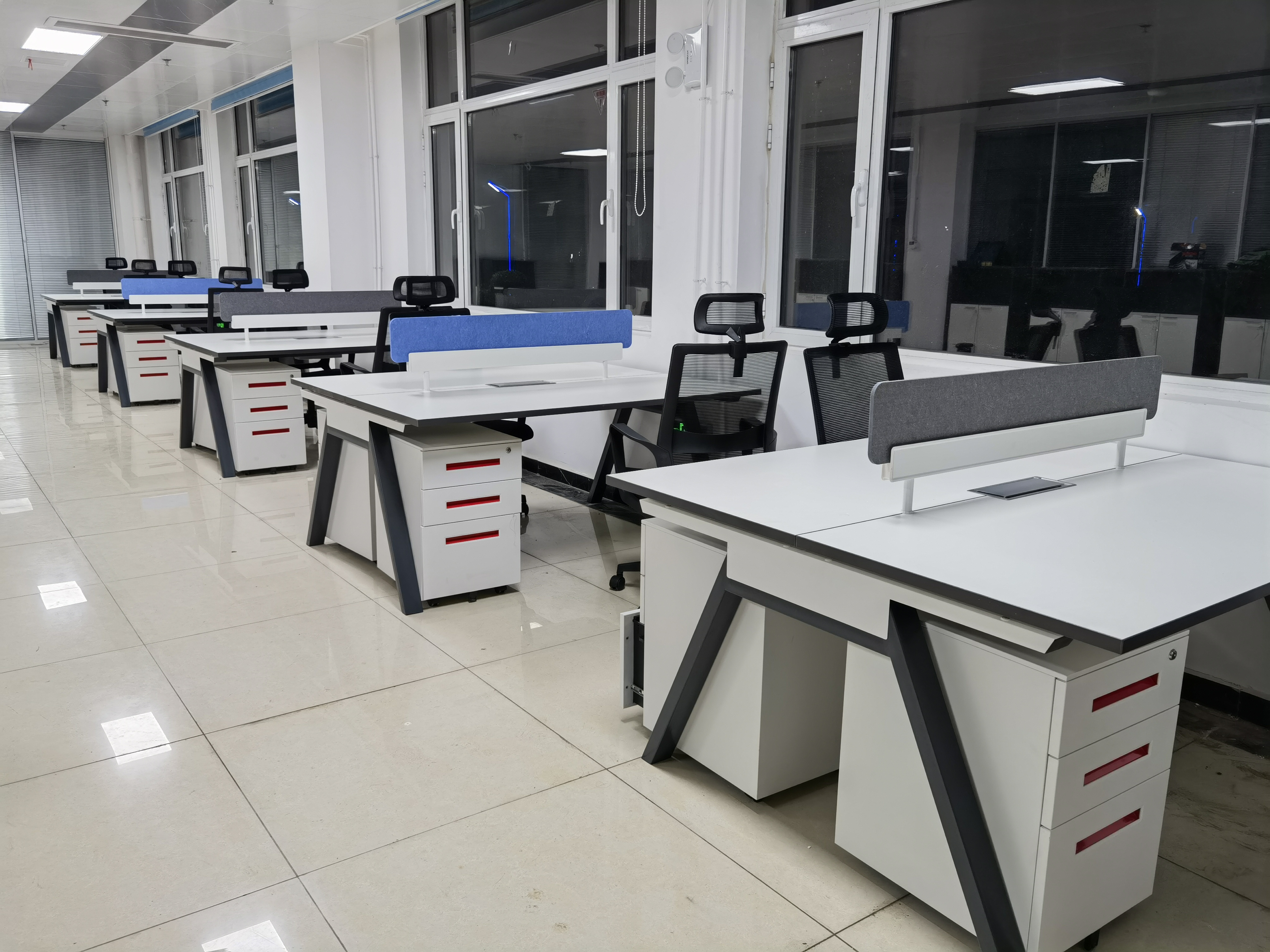 河北滄州某工廠辦公樓項目-歐時家具辦公家具定制案例