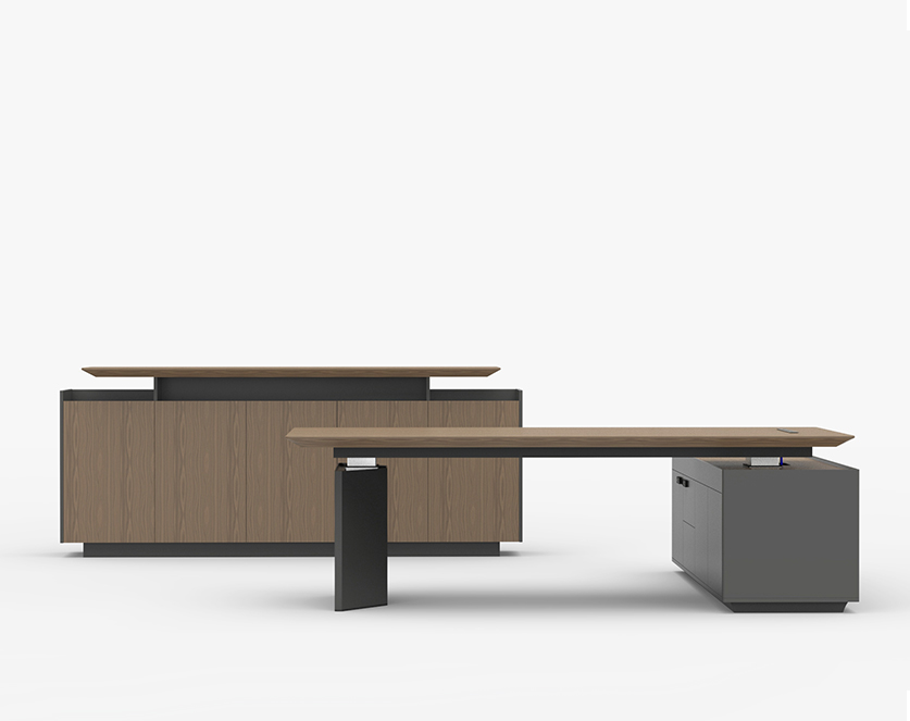 格林系列老板桌-歐時家具