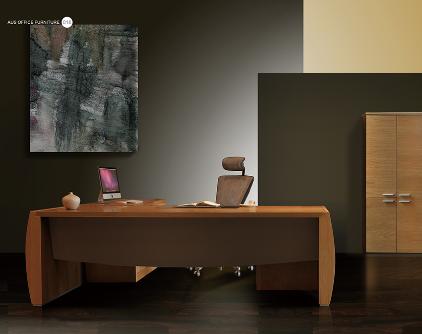 巴特系列老板桌-歐時家具