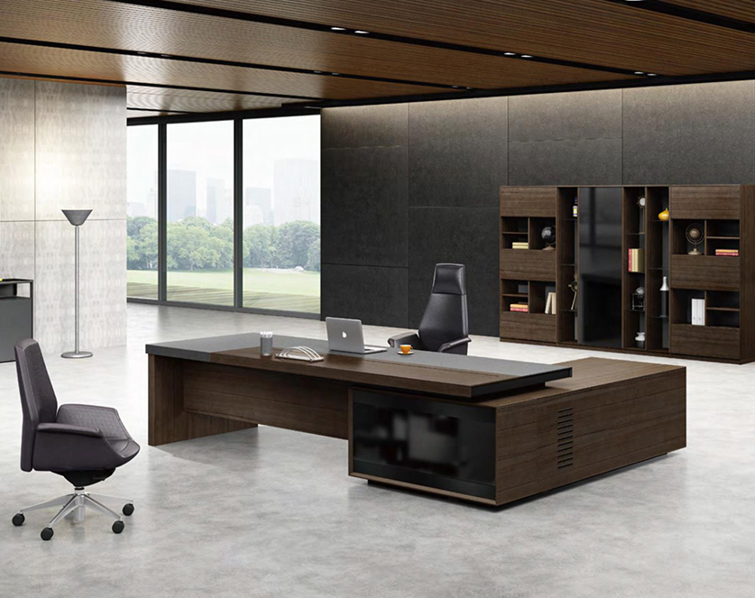 雷絲系列老板桌-歐時家具